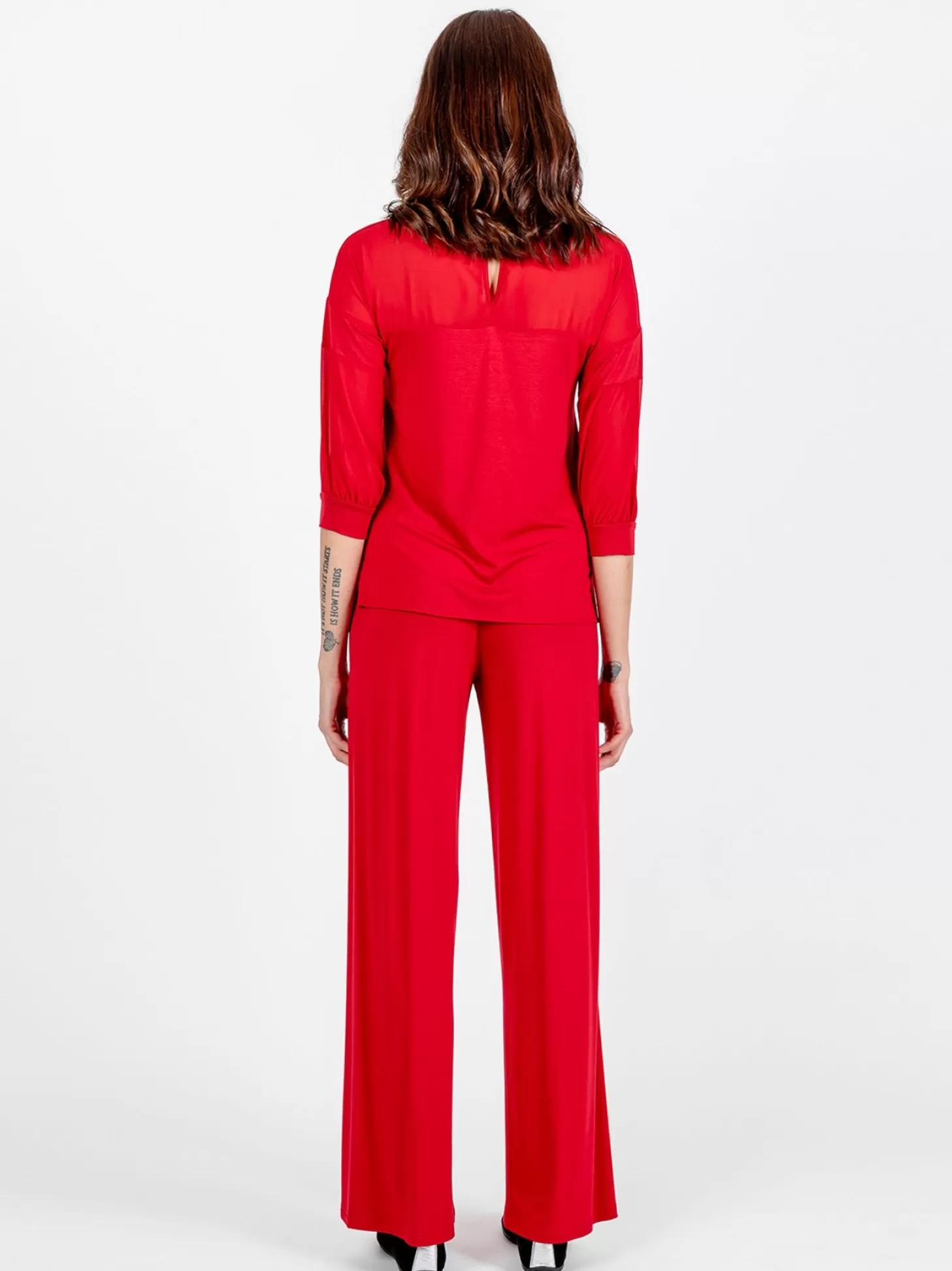 Women Martino Midali T-Shirt Con Dettagli Chiffon