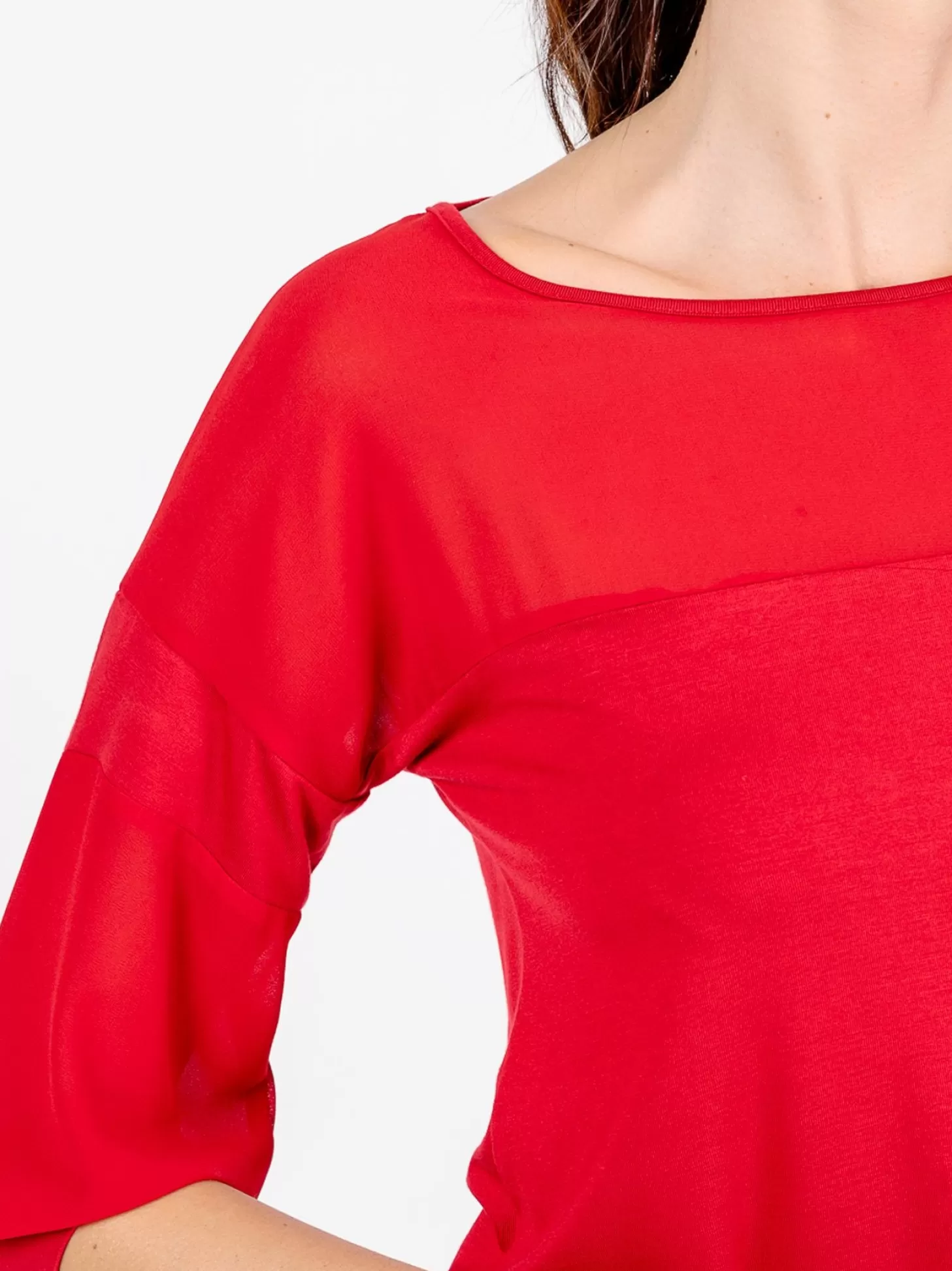 Women Martino Midali T-Shirt Con Dettagli Chiffon